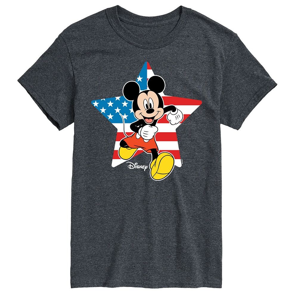 

Мужская футболка с изображением флага США Disney's Mickey Mouse, цвет Charcoal