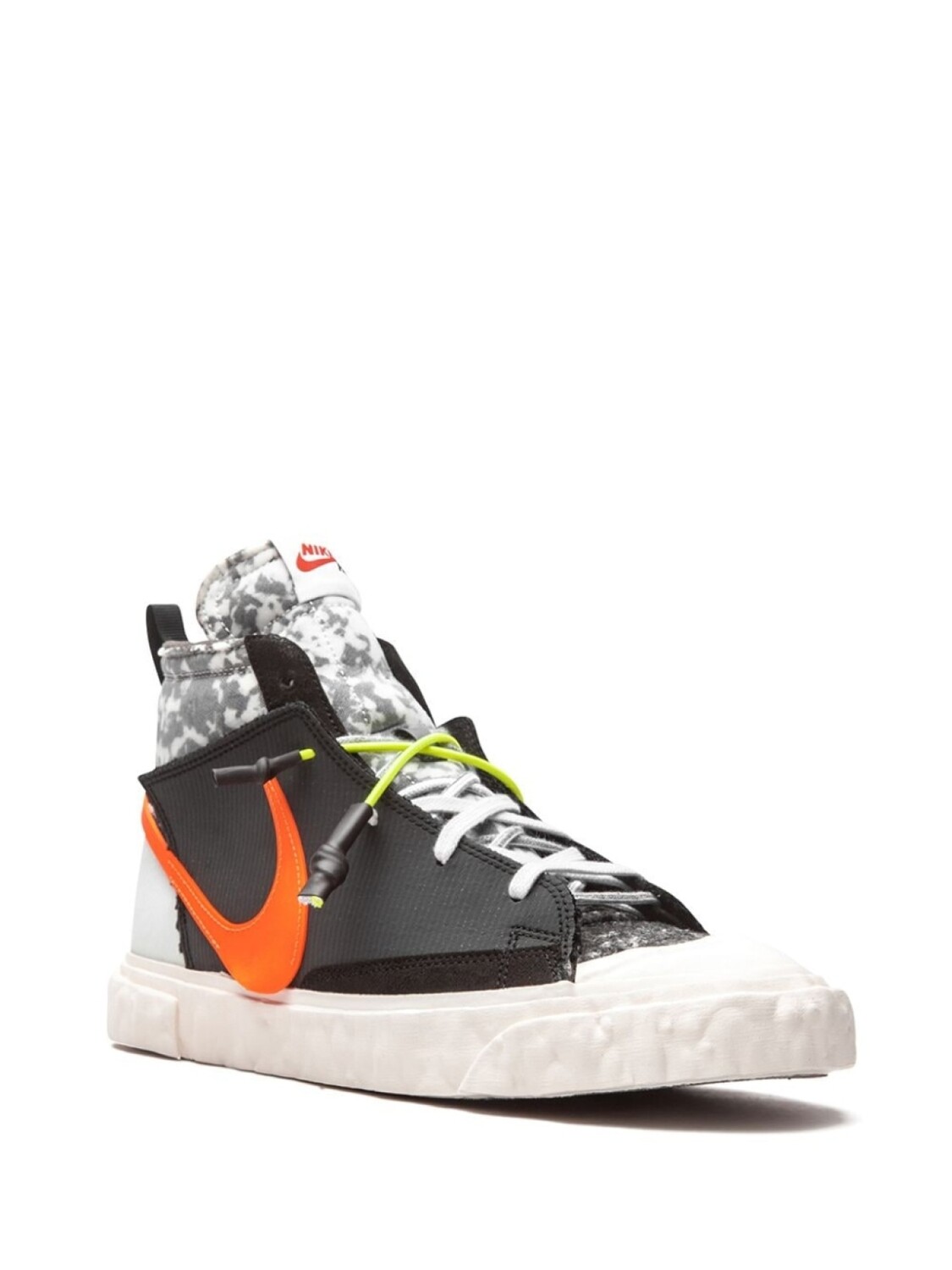 Высокие кеды Blazer Mid Nike, серый — фото 2