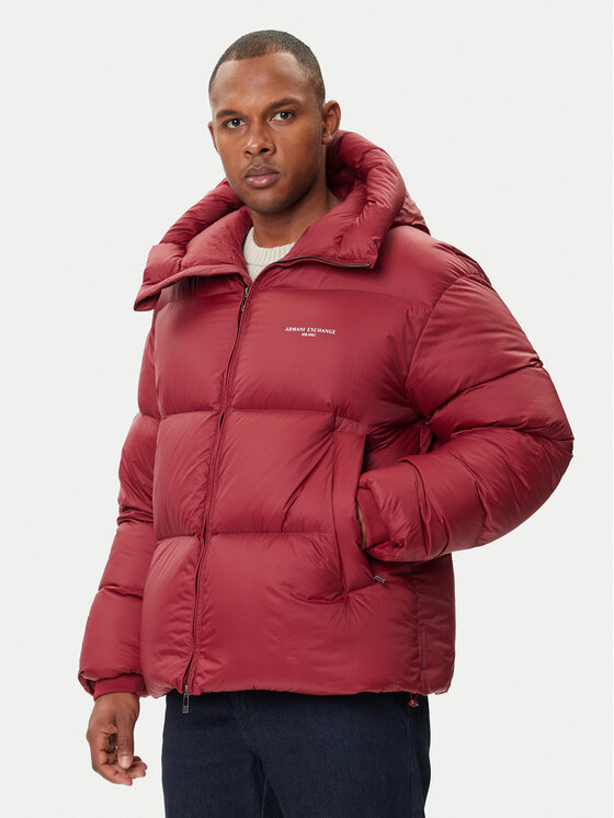 

Пуховик regular fit XM001115 AF16589 UA328 Armani Exchange, красный
