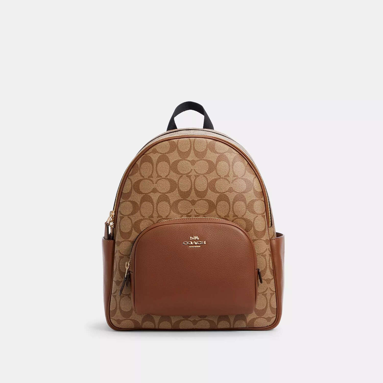 

Рюкзак Coach Outlet Court из фирменной парусины, цвет Gold/Khaki Saddle 2
