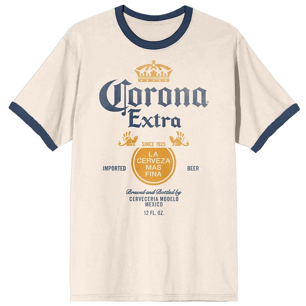 

Мужская футболка с графической отделкой Corona Extra Label Licensed Character, цвет Khaki