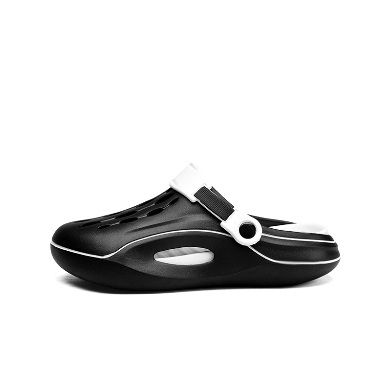 

CariteSport Клоги унисекс черно-белые, цвет Black White