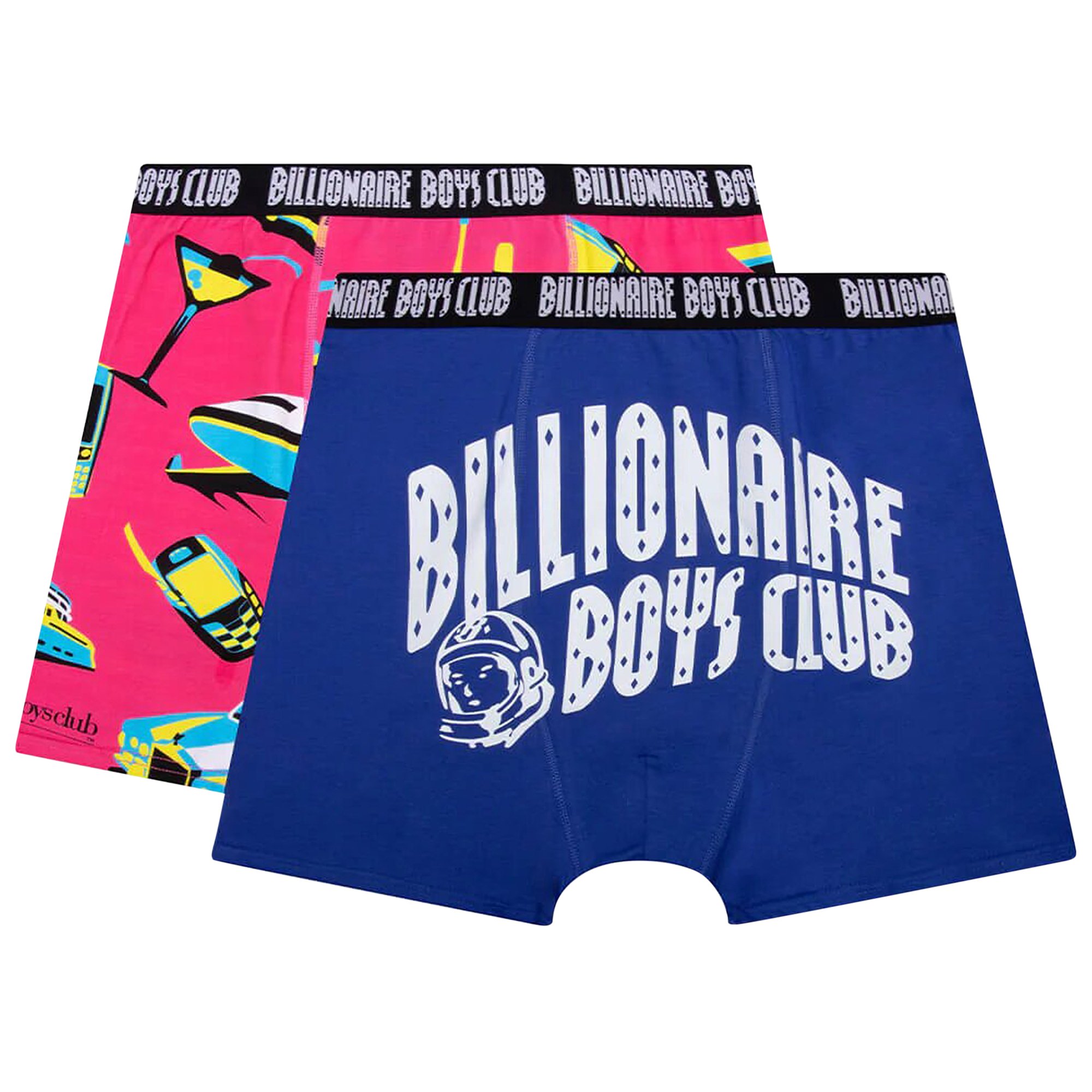 

Трусы-летающие из клуба Billionaire Boys Club, цвет Синий Мазарин/Ярко-Розовый