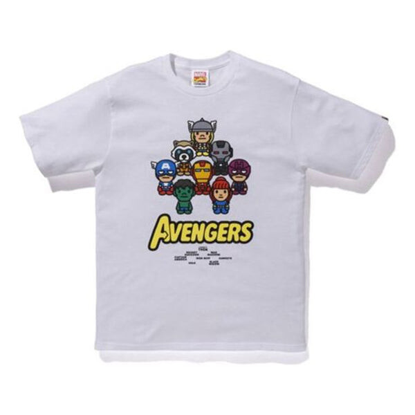 

Футболка x marvel milo avengers tee 'white' A Bathing Ape, белый