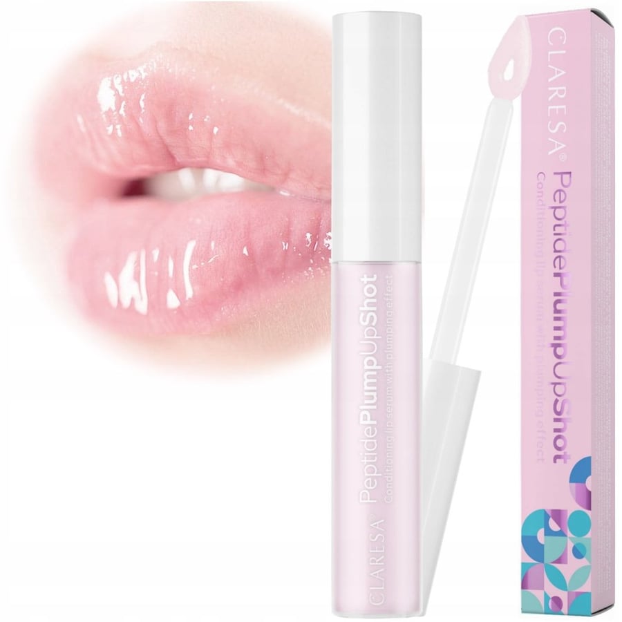 

Claresa Plump Up Shot Peptide Serum Lip Gloss Plumping Moisturizing Puderek