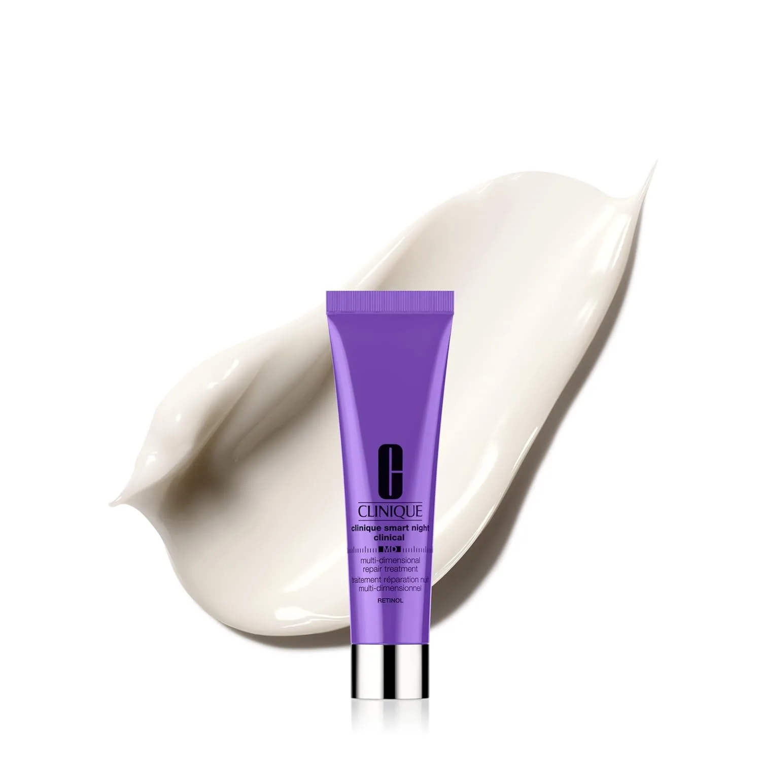 Крем для лица SPF CLINIQUE Smart Night Clinical MD Multi-Dimensional Repair Treatment: ретинол с витамином С