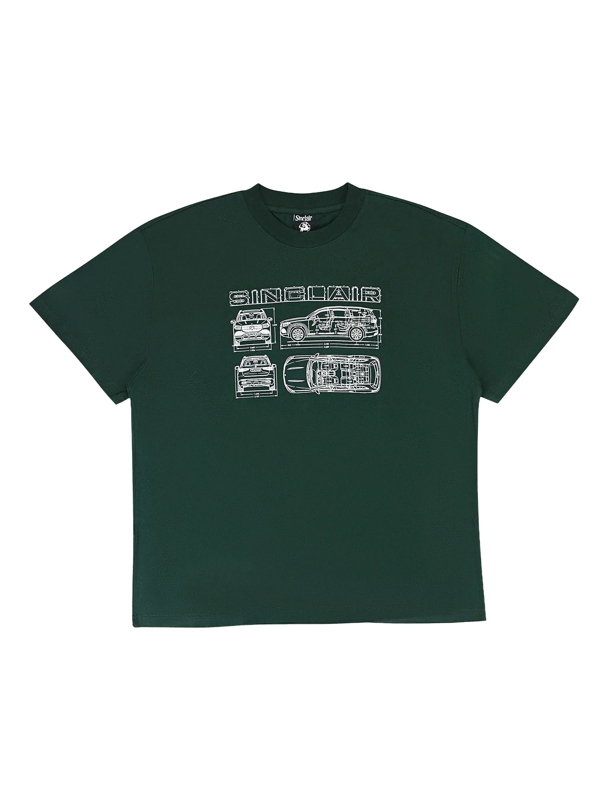 

Футболка с графичным принтом Sinclair, зеленый
