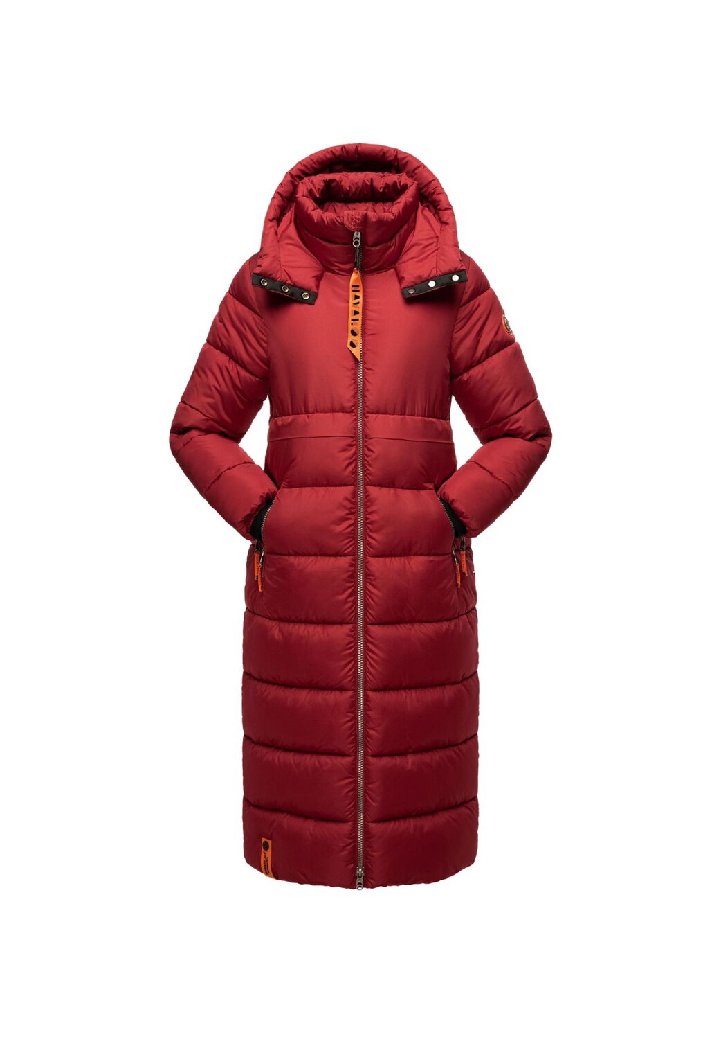 

Стеганое пальто с хрустальным цветком NAVAHOO, цвет Blood Red