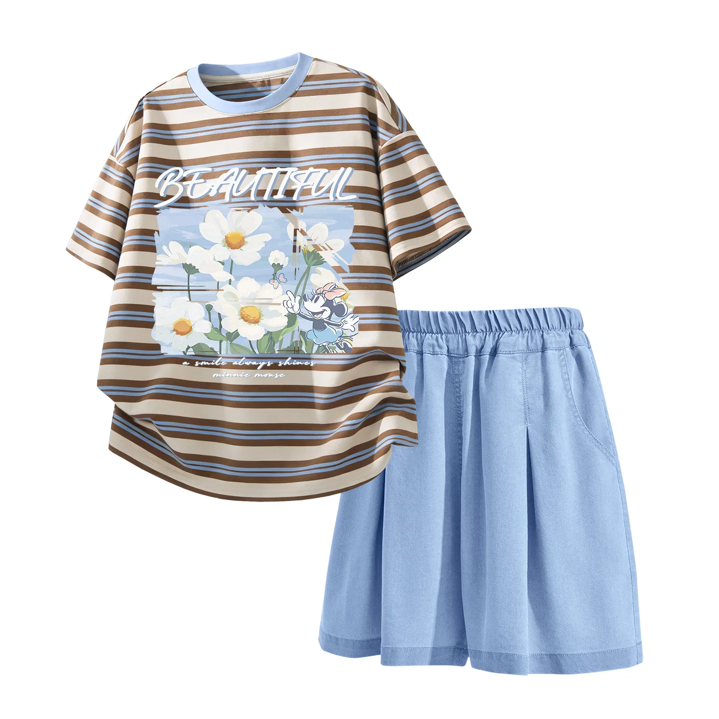Детский спортивный костюм Disney с принтом, модель Casual Sportswear, синий — фото 4