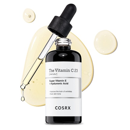 

COSRX Vitamin C 23% Serum с витамином E и гиалуроновой кислотой Осветляющая и увлажняющая сыворотка для лица 0,67 жидких унций / 20 мл