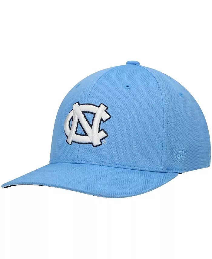 

Мужская кепка с логотипом Carolina Blue North Carolina Tar Heels Reflex Flex Hat Top Of The World, синий