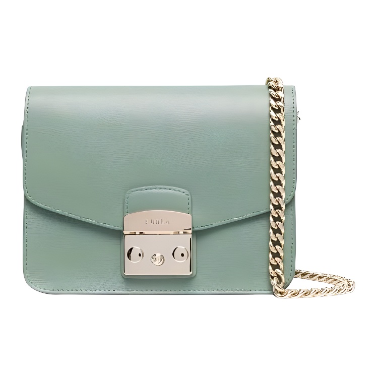 

Furla Метрополис коллекция кожаная сумка через плечо женская зеленая