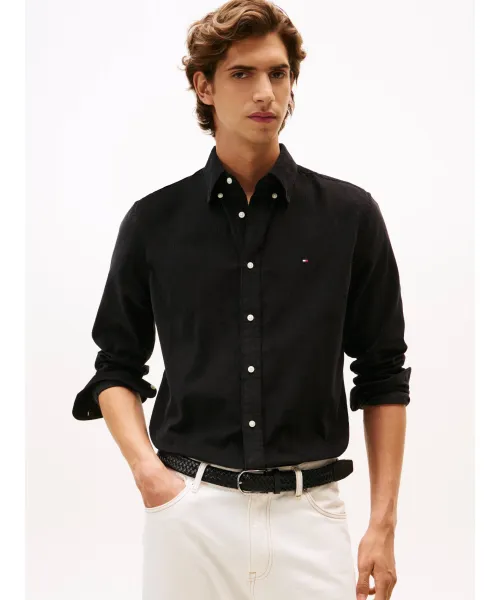 

Рубашка Regular fit Tommy Hilfiger, черный