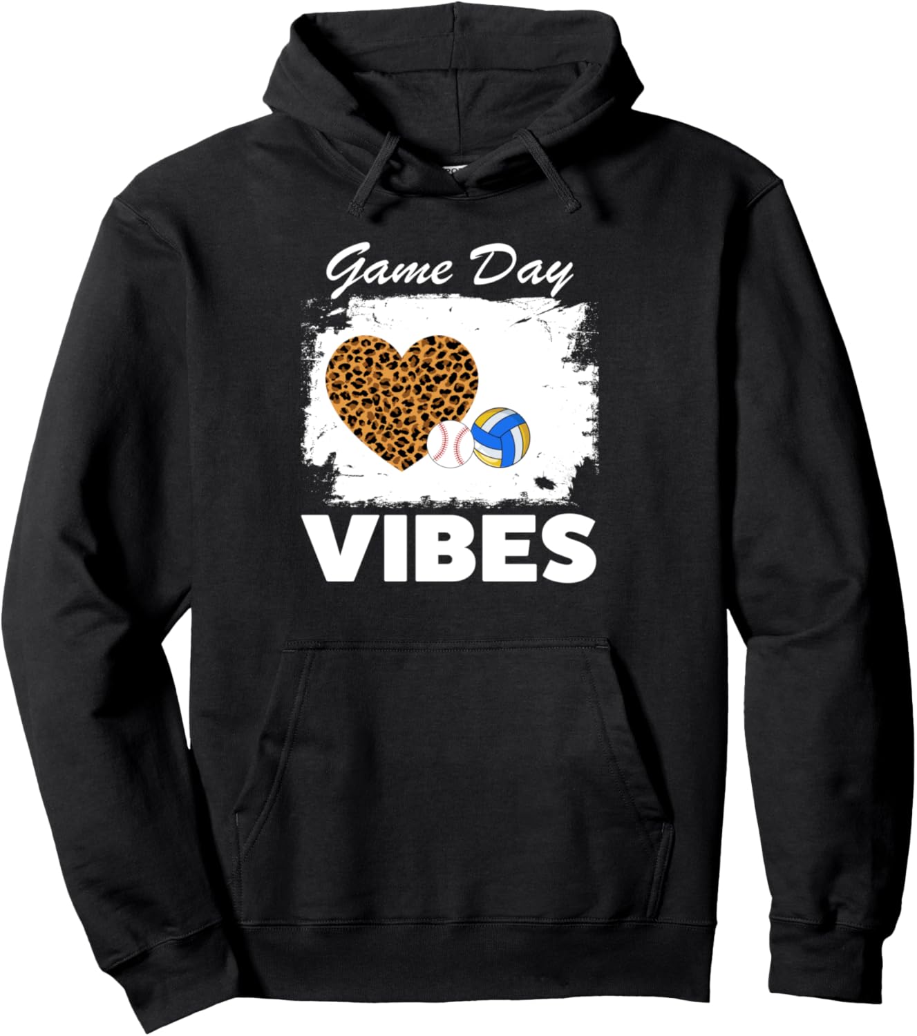 

Худи Game Day Vibes Ball Softball & Baller Gifts, черный