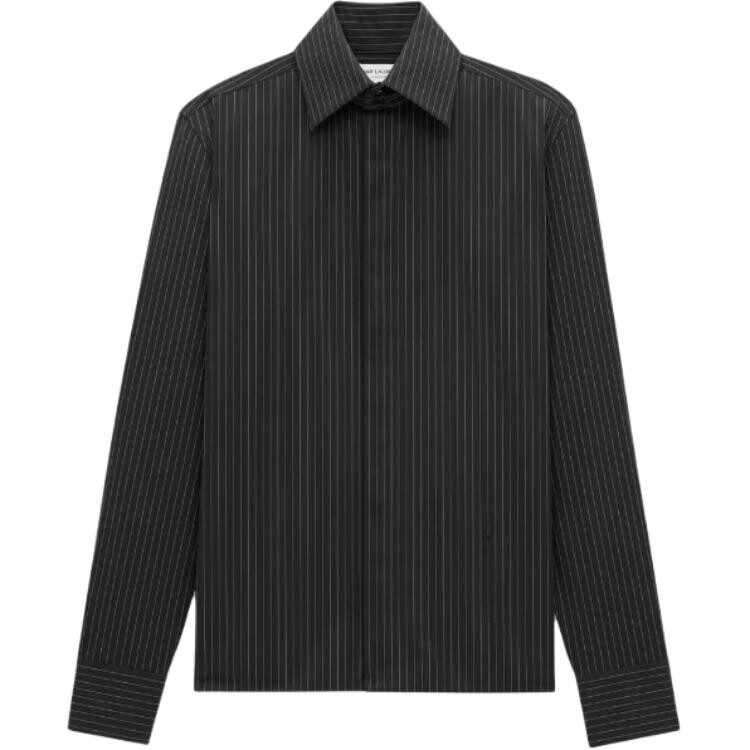 

Рубашка мужская серая Saint Laurent, серый
