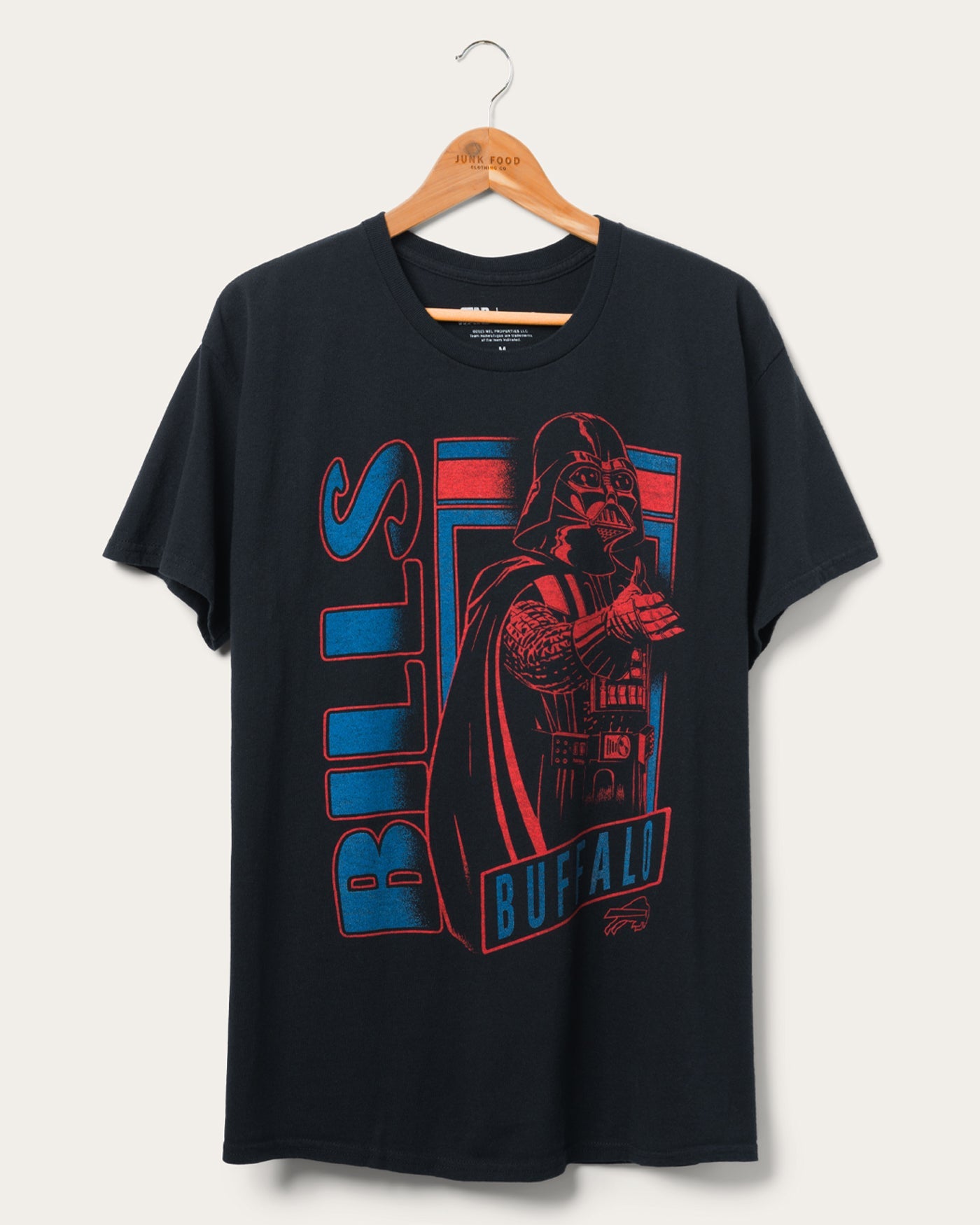 

Футболка Buffalo Bills Vader Junk Food Clothing, черный