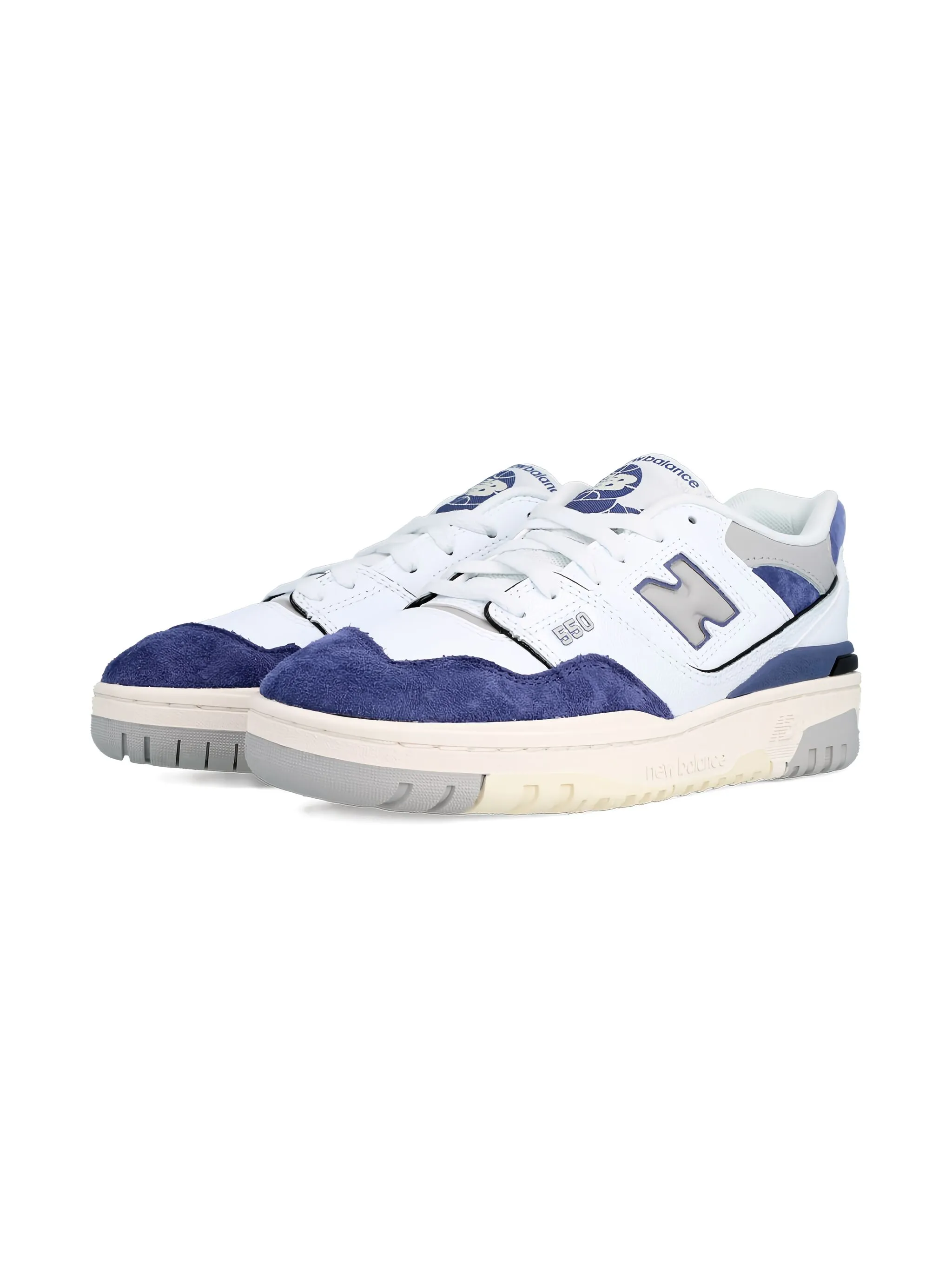 Кроссовки 550 White/Rain Cloud New Balance Kids, белый — фото 2