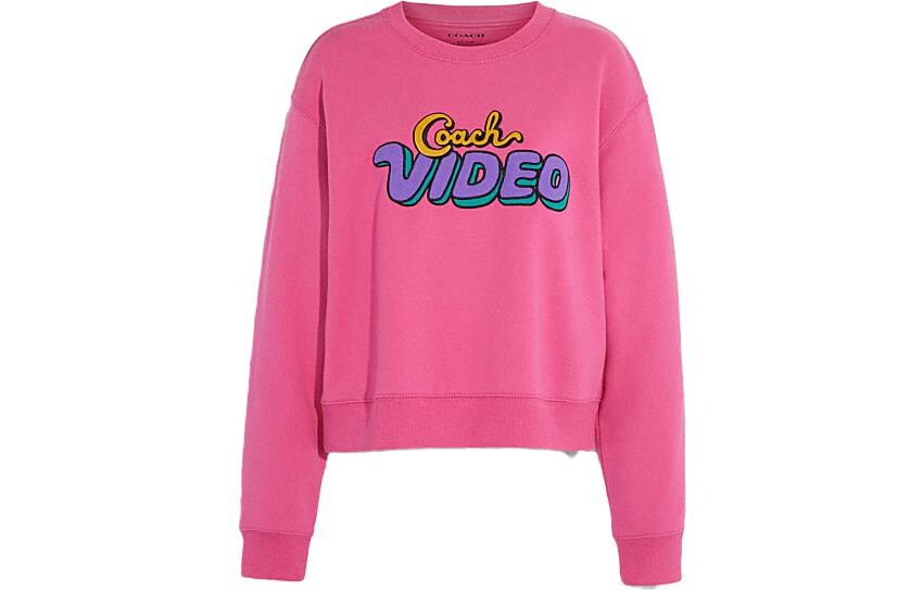 

Свитшот женский розово-розовый Coach
