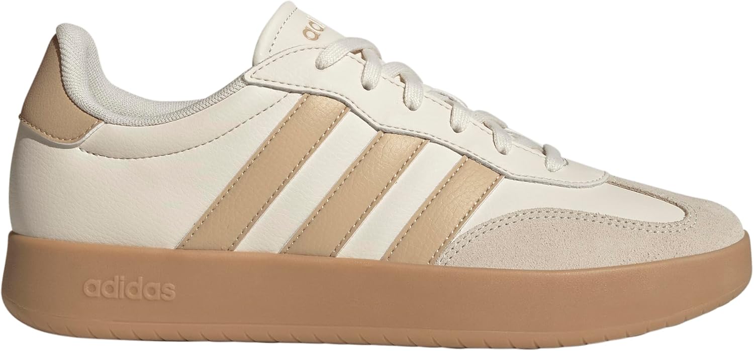 Мужские модные кроссовки Adidas Barreda, Wonder White/Magic Beige/Gum — фото 4