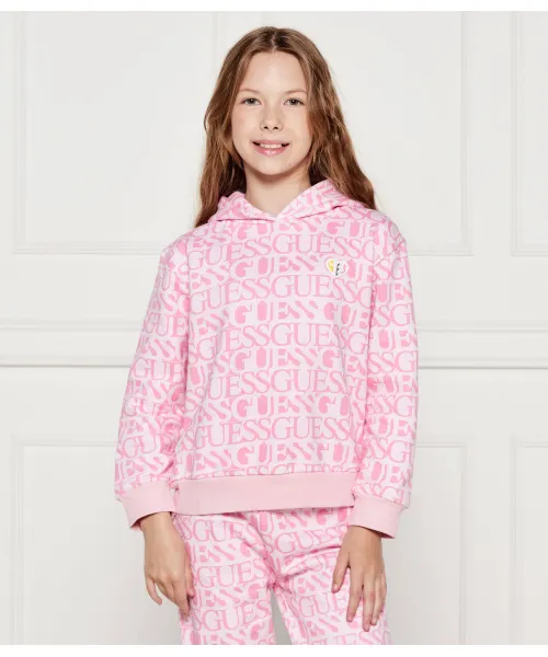 

Толстовка Regular fit Guess, розовый