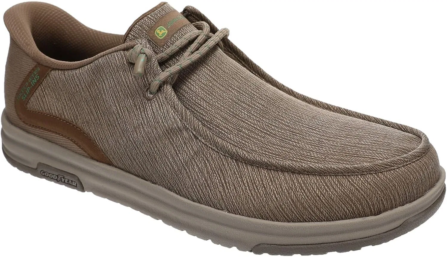 Мужские слипоны Skechers, светло-коричневые