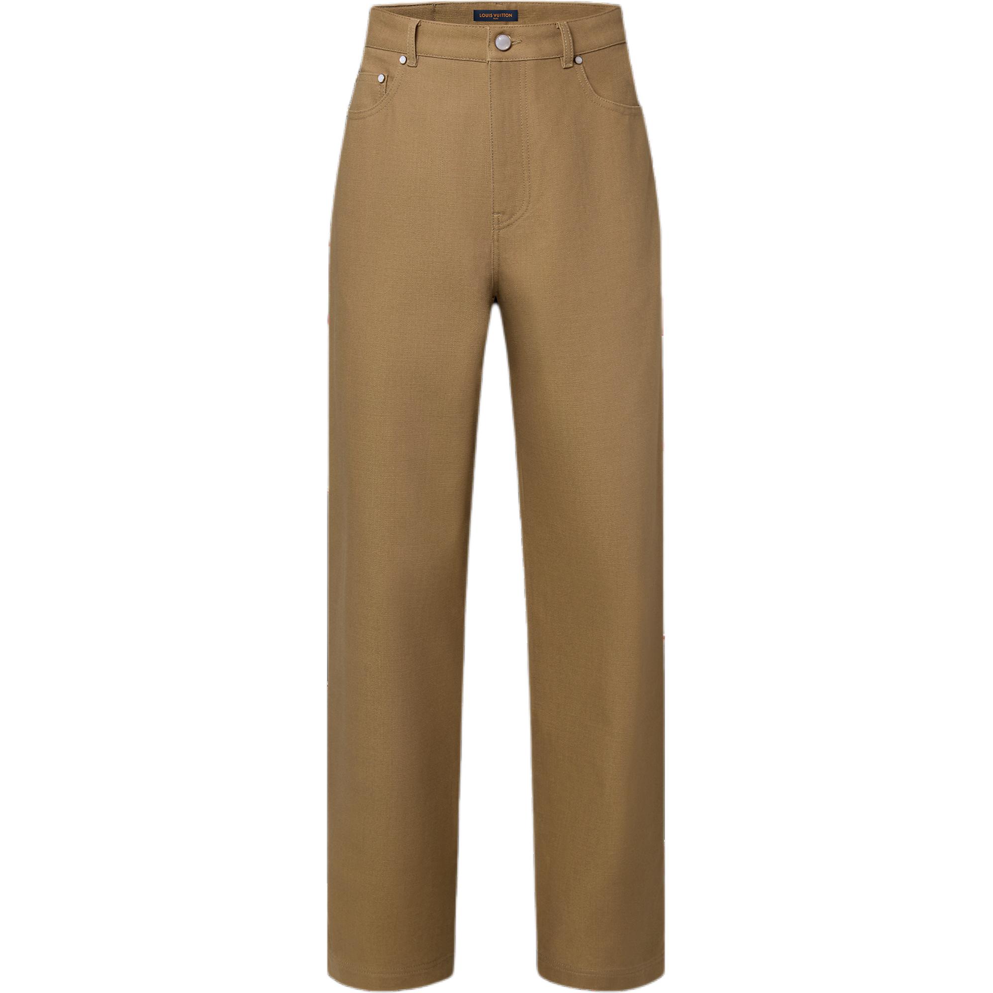 

Джинсовые рабочие брюки LOUIS VUITTON, коричневые