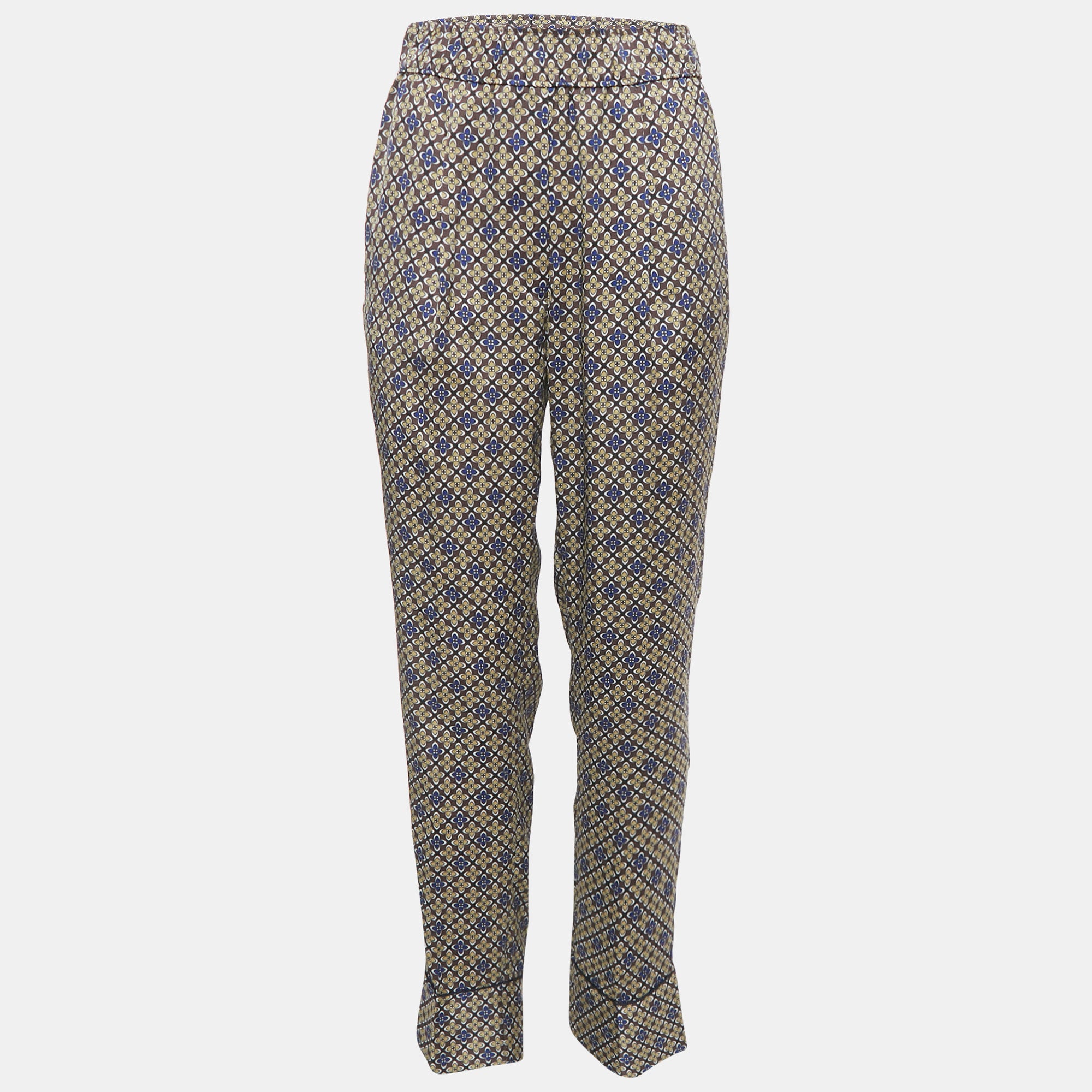 

Брюки Sandro Multicolor Floral Print Satin Danny