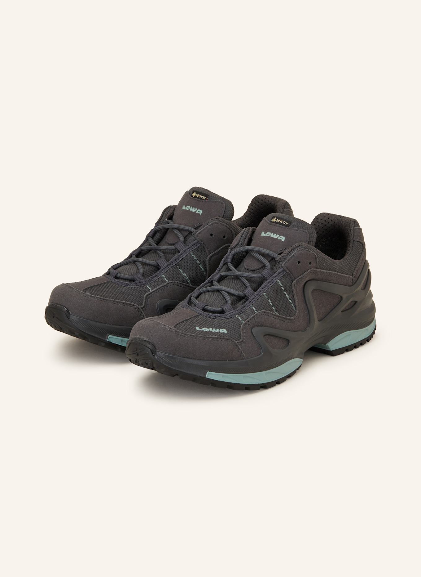Женские треккинговые ботинки Lowa Gorgon GTX из текстиля и синтетики, серо-коричневый