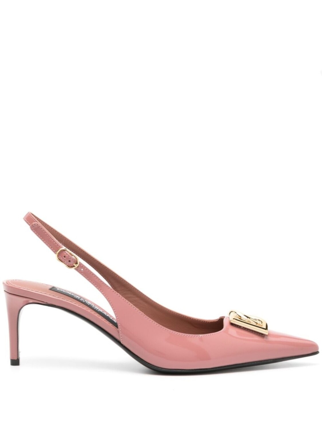 

Dolce & Gabbana лакированные туфли с логотипом, розовый