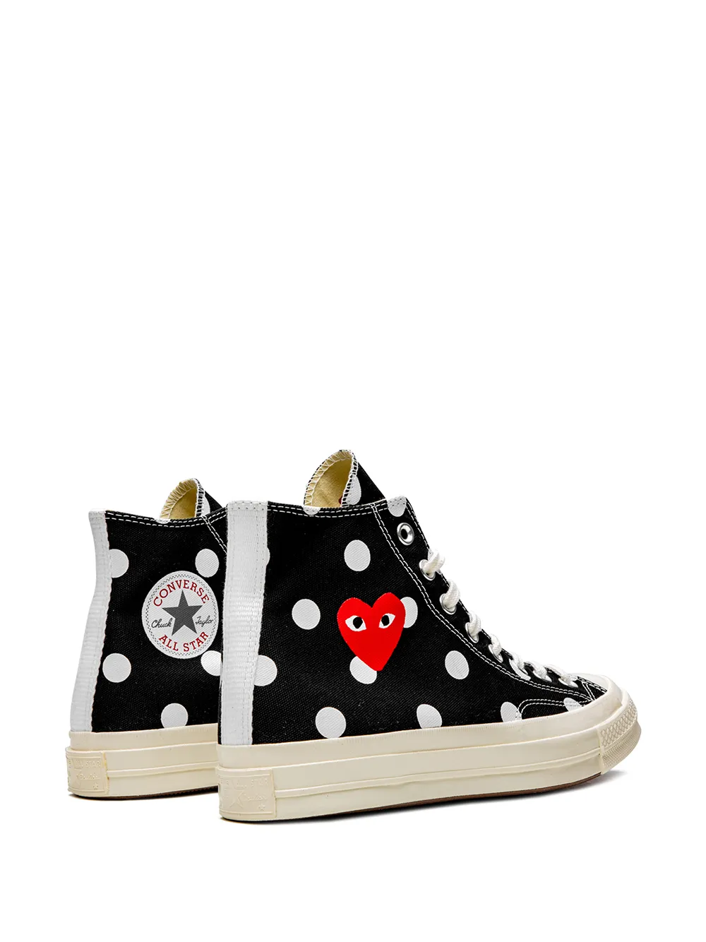 Высокие кеды Chuck 70 Comme Des Garçons Play x Converse, черный — фото 3