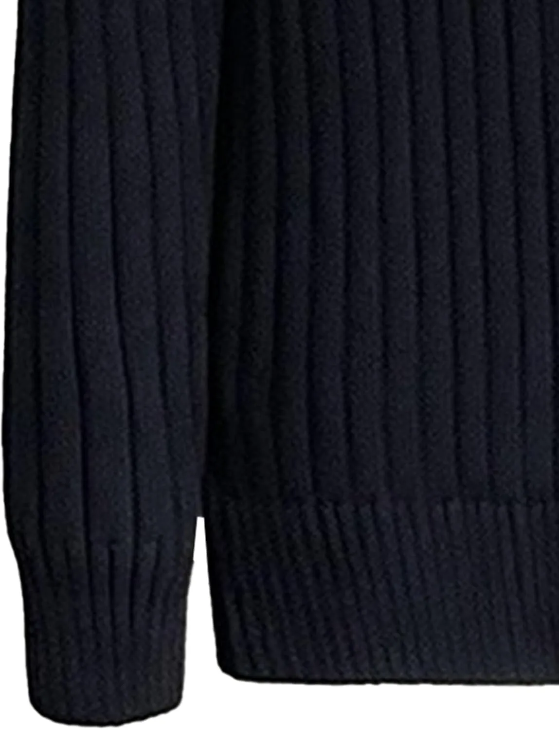 Мужской кардиган в полоску со стойкой, slim fit, на молнии — фото 4