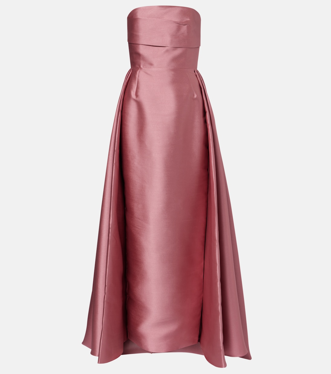 

Атласное платье без бретелек Solace London, Peony Pink