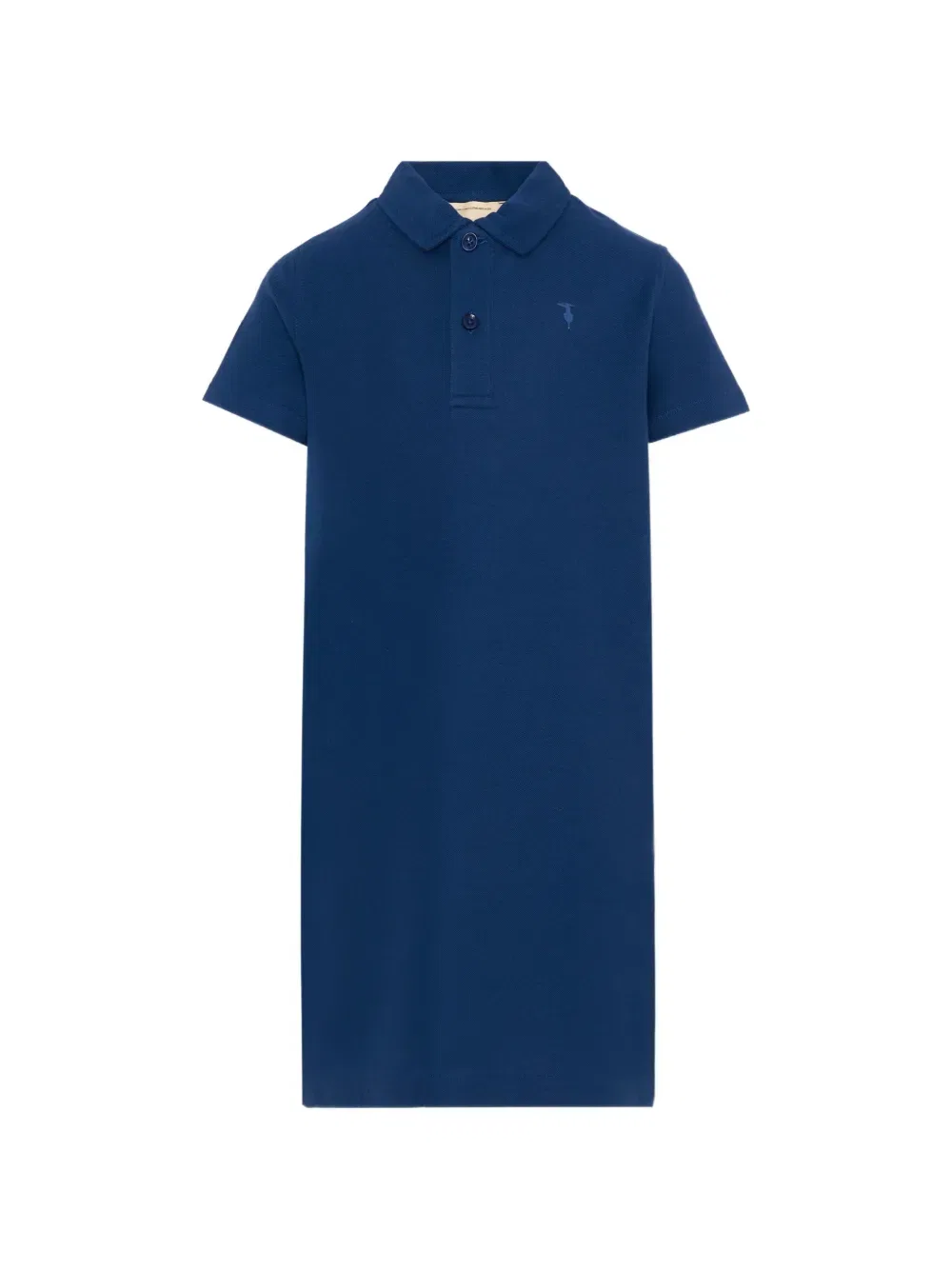 Платье-поло с коротким рукавом Trussardi Junior, синий