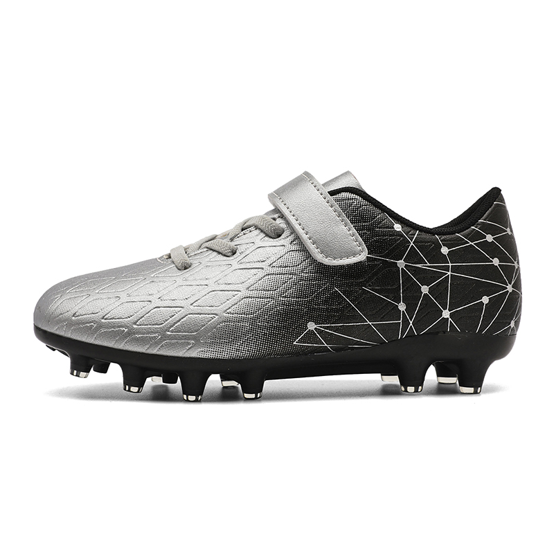 

Непромокаемые, устойчивые к истиранию, дышащие низкие детские футбольные бутсы для детей от 3 до 7 лет AMICNIEGD, серебро