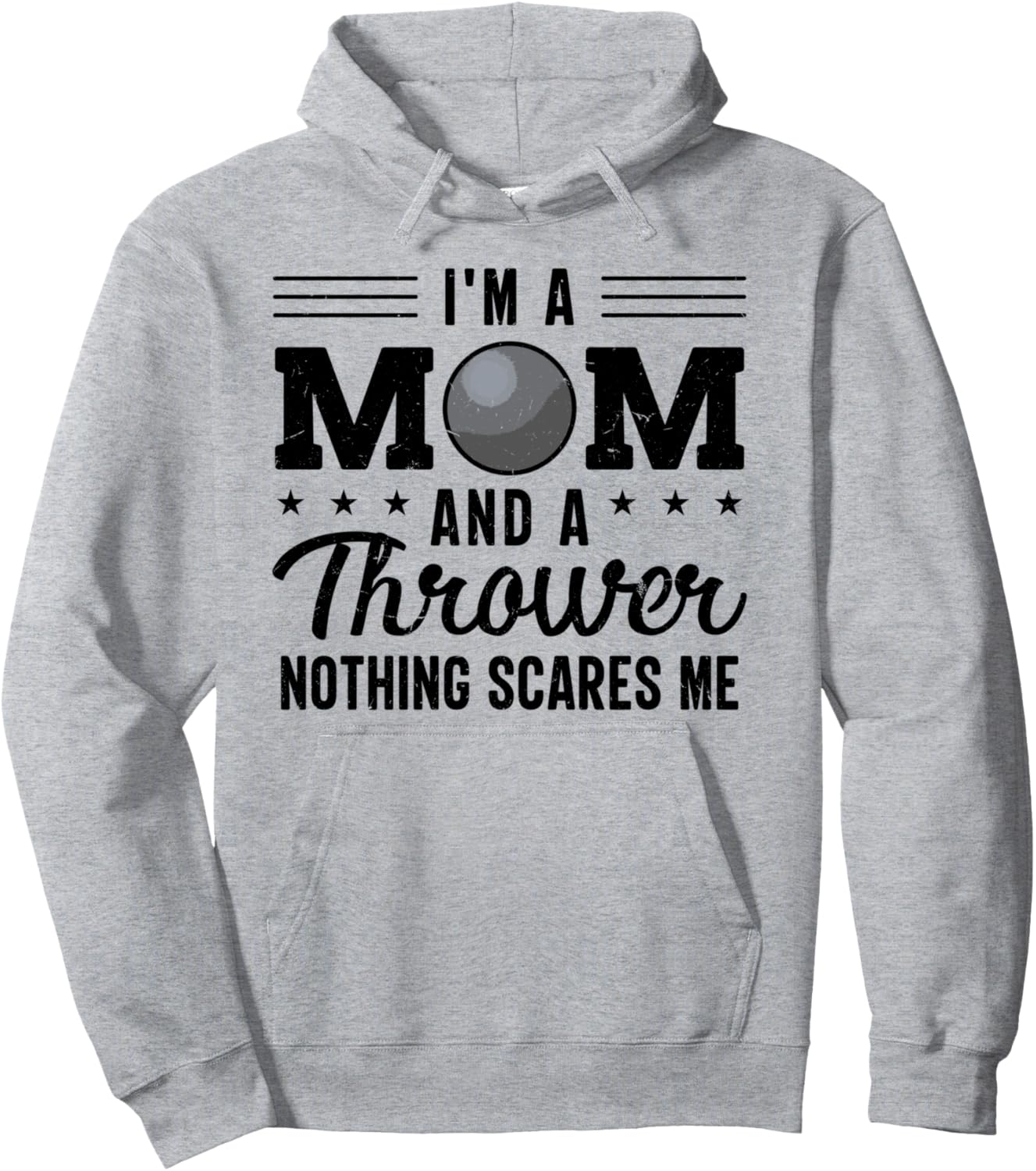 

Легкая атлетика, метание ядра, метание пушки, толстовка с капюшоном Shot Put Gifts, серый