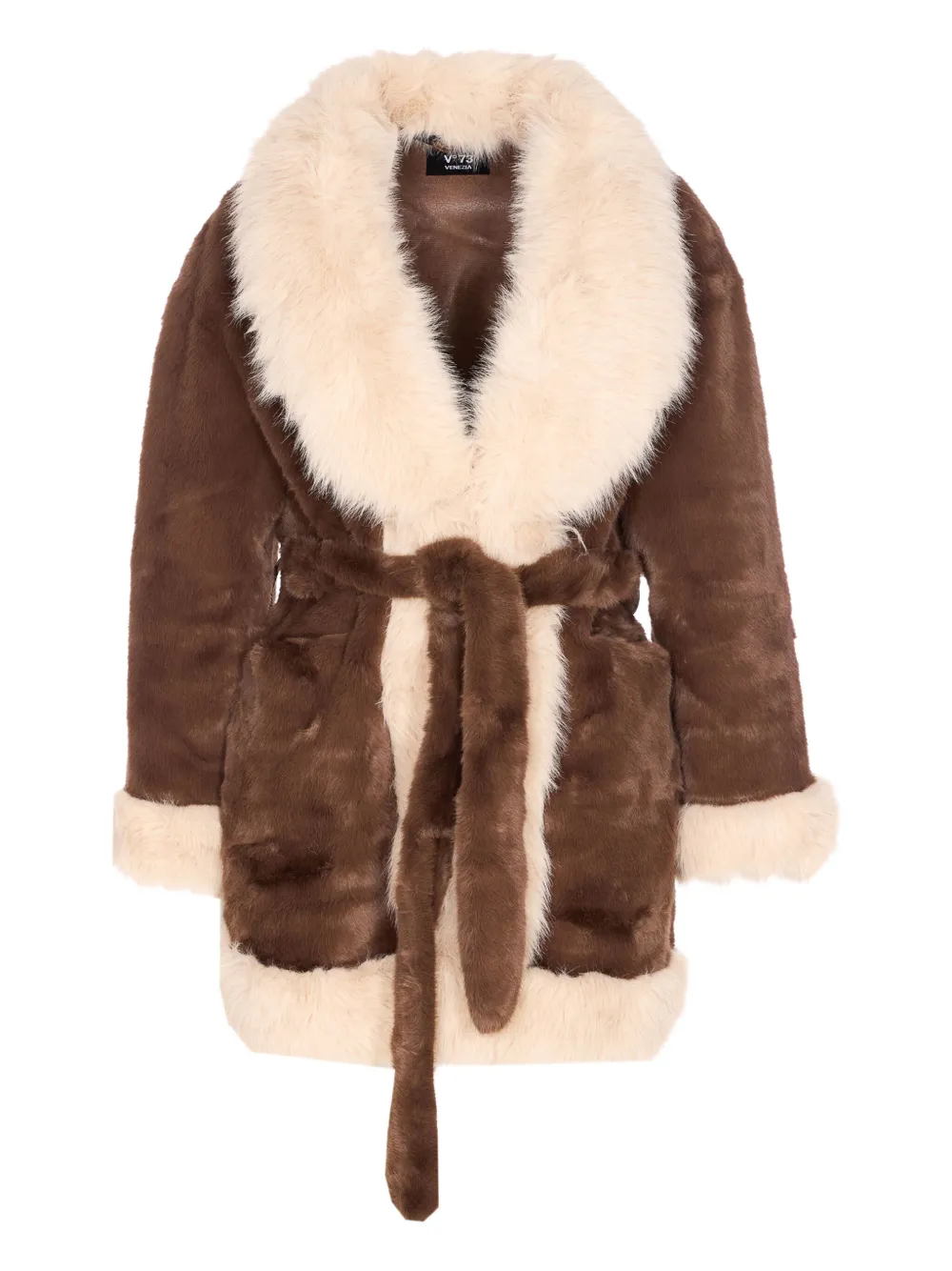 

Пальто Penny из искусственного меха с поясом V°73, коричневый