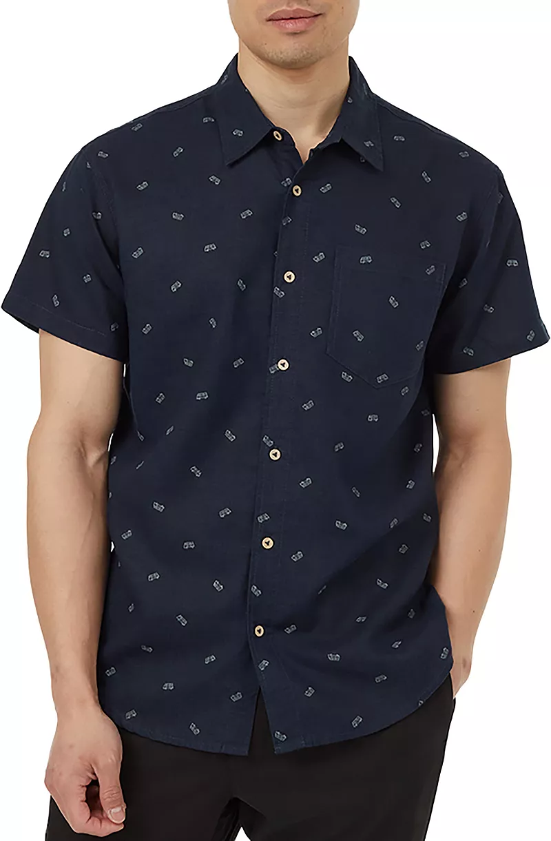 

Мужская рубашка Camper Mancos Tentree, цвет Midnight Blue/Plaza Taupe