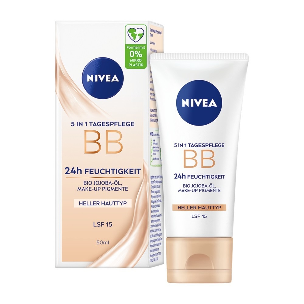 Маска для лица Nivea — Дневной 5in1 bb tagespflege heller hauttyp. lsf , объем, 50 мл — фото 2