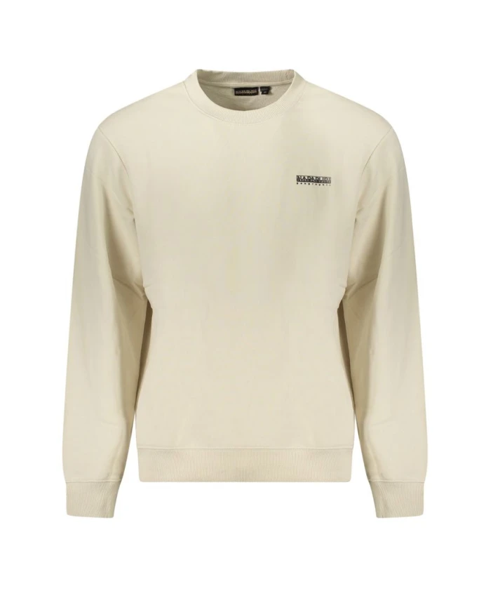 

Мужской пуловер из бежевого хлопка Napapijri, бежевый