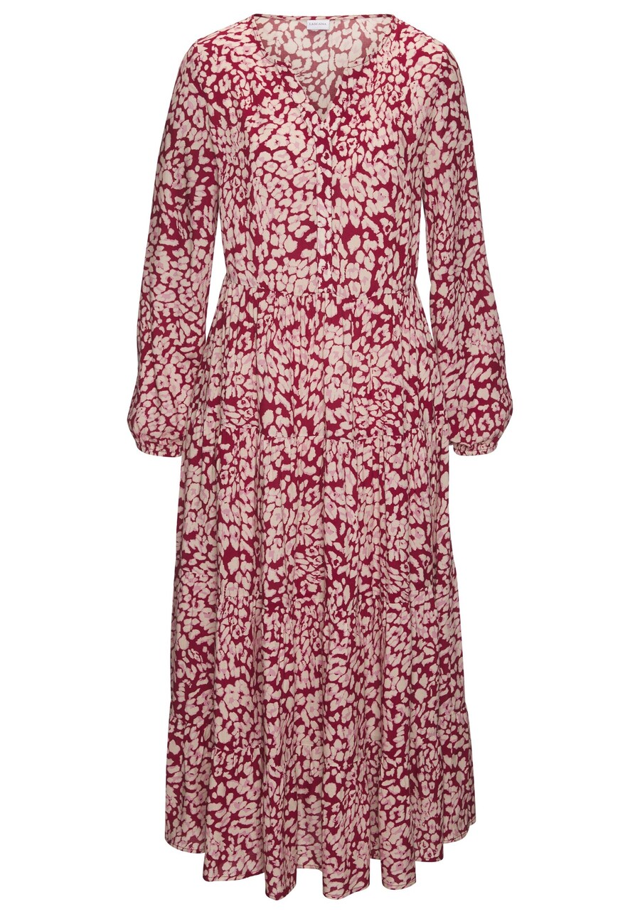 

Макси платье LASCANA, Wine red