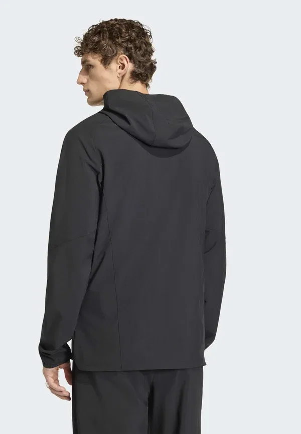 Куртка Adidas Performance Jamaica x Bob Marley Tiro Travel Full Zip Windbreaker, черный — фото 3