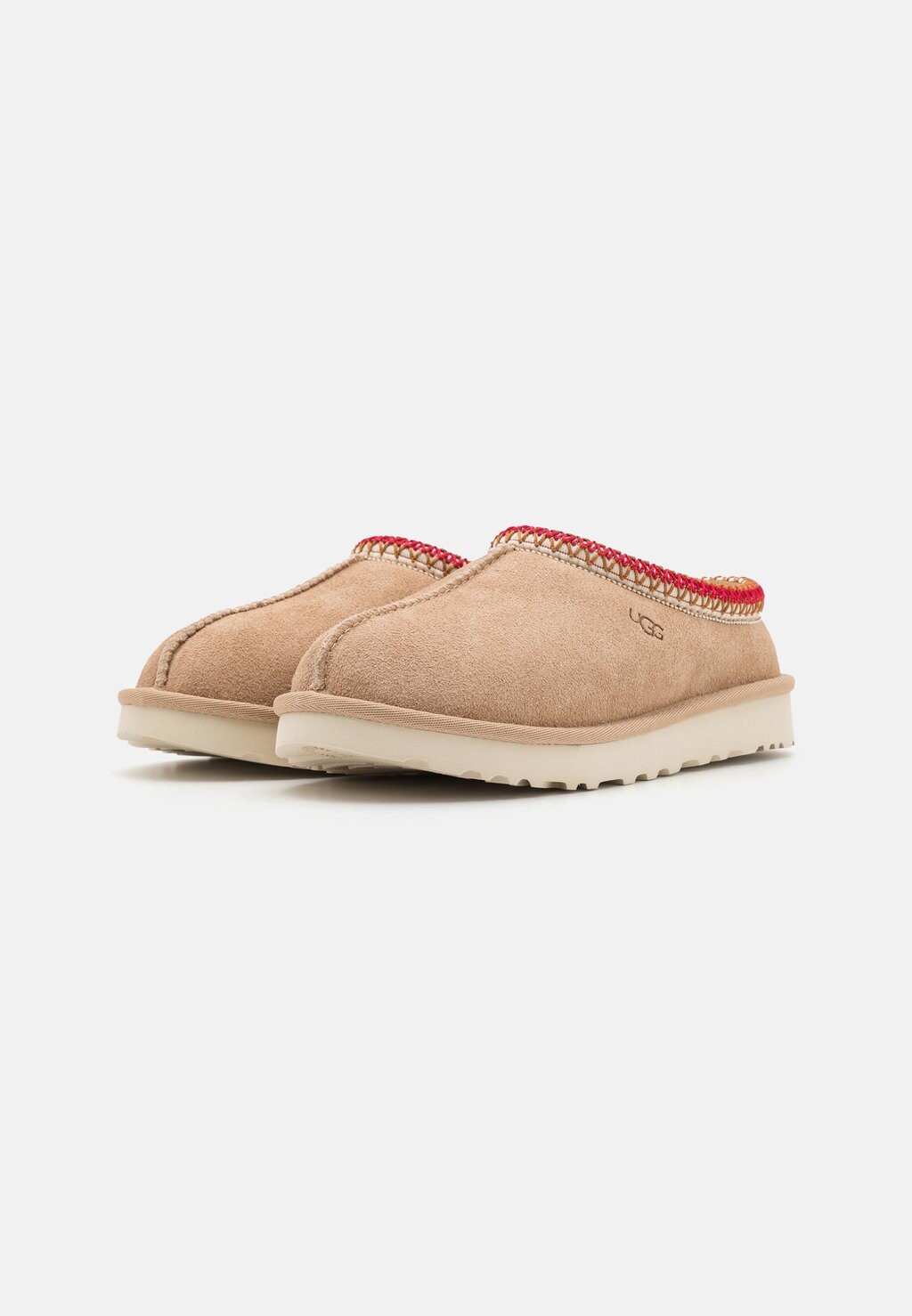 Тапочки TASMAN UGG, цвет sand/dark cherry — фото 2
