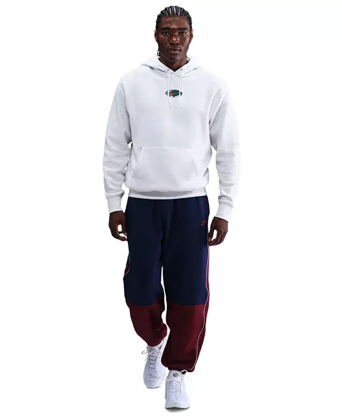 

Мужская спортивная толстовка Club Fleece с капюшоном на молнии Nike, черный