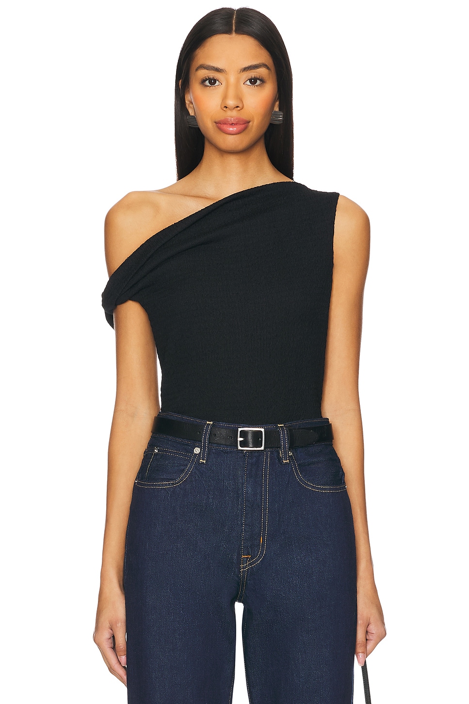 

Топ с открытыми плечами lou Rag & Bone, черный