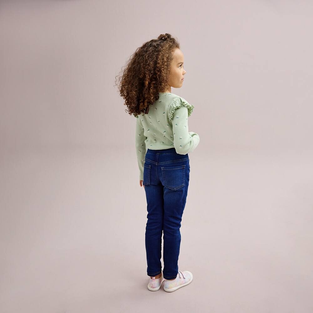 Джеггинсы без застежек Jumping Beans для девочек 4–14 лет со средней посадкой, цвет Black Luxe — фото 2
