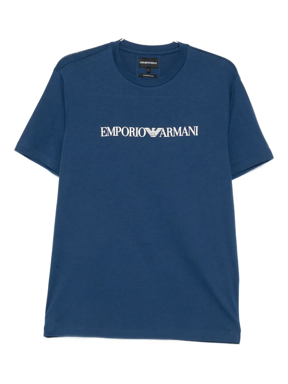 

Футболка с логотипом EMPORIO ARMANI, синий