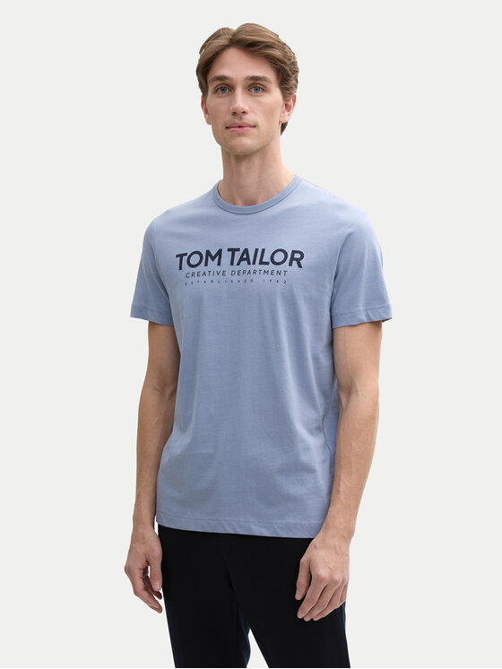 

Футболка обычного кроя 1045940 Tom Tailor, синий