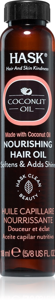 

Кокосовое масло монои, улучшающее красоту волос, для блеска и мягкости Hask, 18 мл