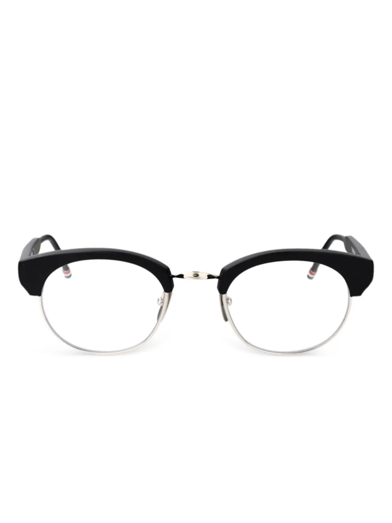 

Thom Browne Eyewear oval-frame очки, черный