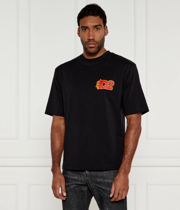 

Футболки Loose fit Dsquared2, черный